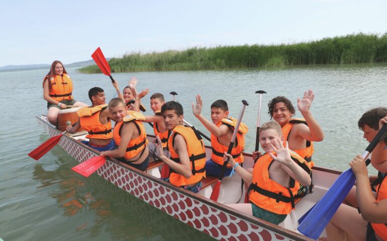 Az Erzsébet-táborban vízi élmények is várnak Fotó: Lang Róbert