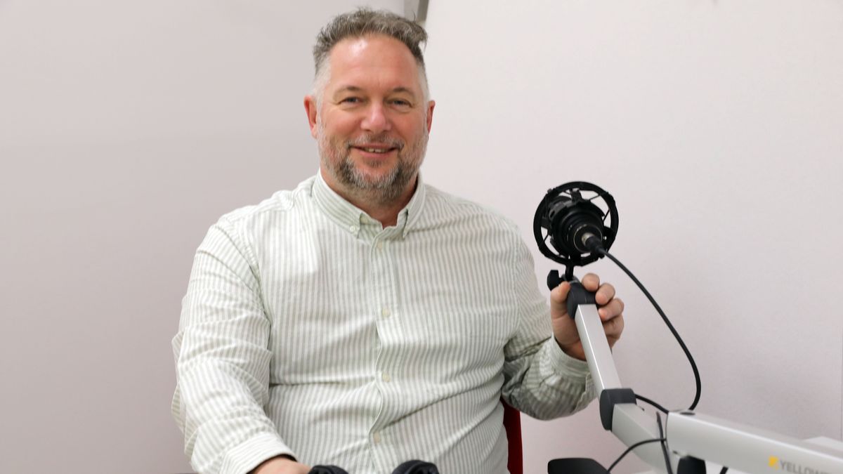 A Pécsi Harmadik Színház igazgatója, László Csaba már várja a felújítást - Fotó: MW