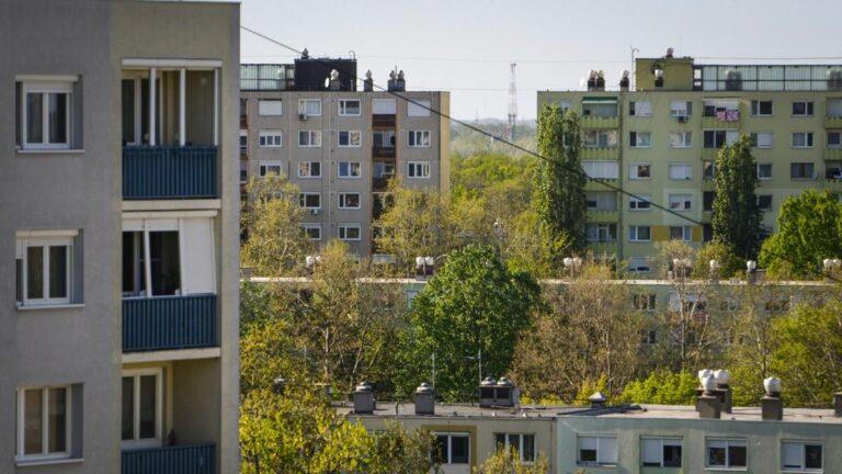 Egy panelházban él a férfi, akivel a pécsi önkormányzat packázik Illusztráció: Karnok Csaba