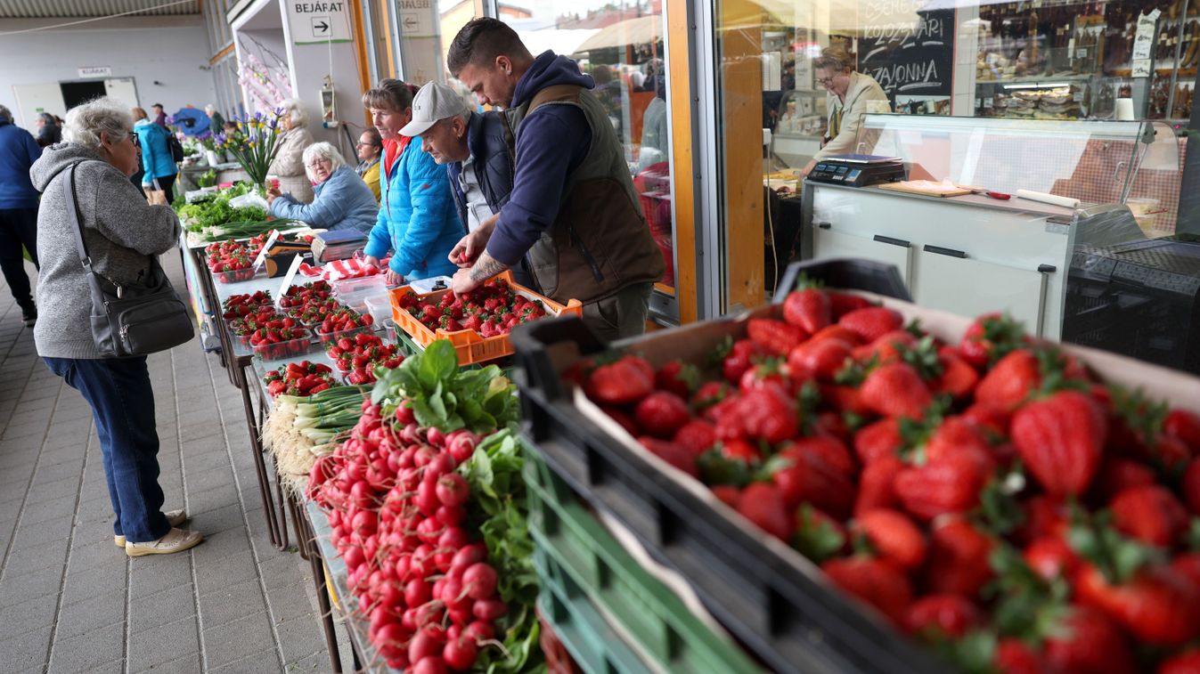 Piaci körkép 2025.04.25. Fotó: Lang Róbert