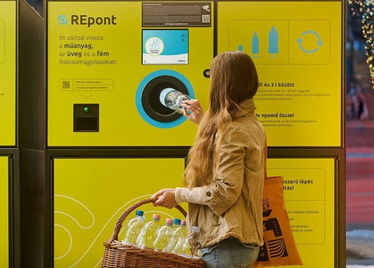 A REpont automatákba egyelőre egyesével kell behelyezni a palackot Illusztráció: Mohu