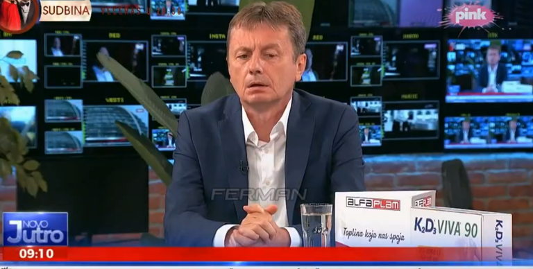 Élő adásban kapott agyvérzést a szerb befektetésügyi miniszter