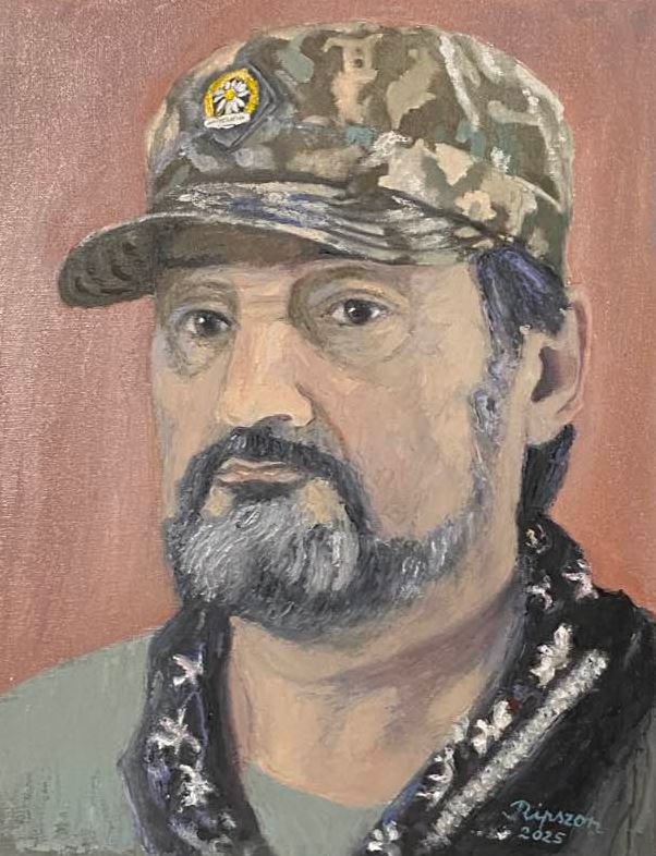 - Kós Zoltán portréja - Ripszon István bácskai festőművész alkotása