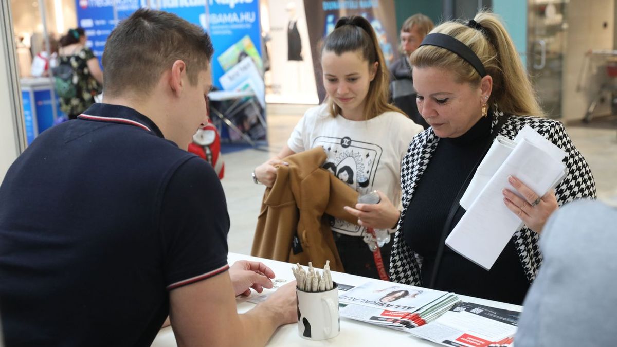 Az őszi állásbörze minden korosztály számára hozhat jó elhelyezkedési lehetőségeket, megtalálhatják a számításukat a munkaerőt kereső cégek is Fotó: Kovás Liliána / Forrás: MW