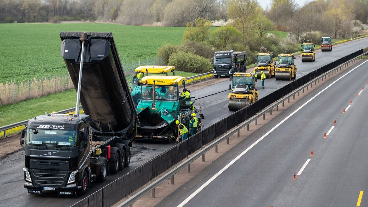 Sávot zárnak az M3-ason, mutatjuk merre várható torlódás Forrás: Magyar Építők