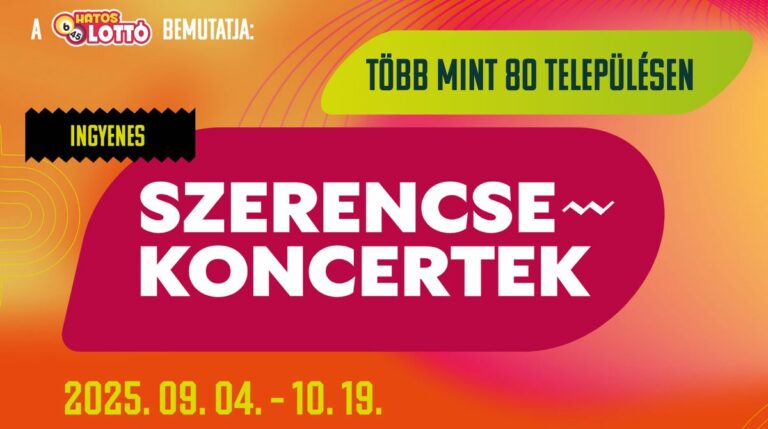 Négy tolnai helyszínen lesznek Szerencsekoncertek