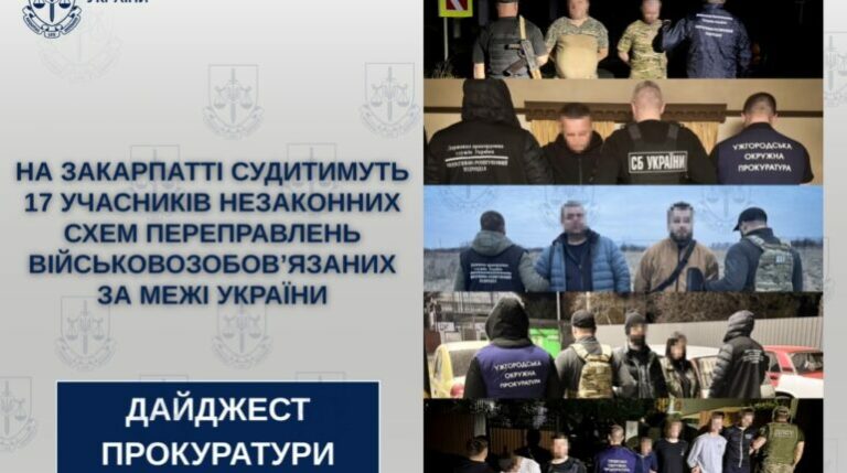 A nyomozásokat az ungvári, munkácsi, huszti, beregszászi és técsői rendőrkapitányság végezte, a felügyeletet az illetékes ügyészségek látták el.