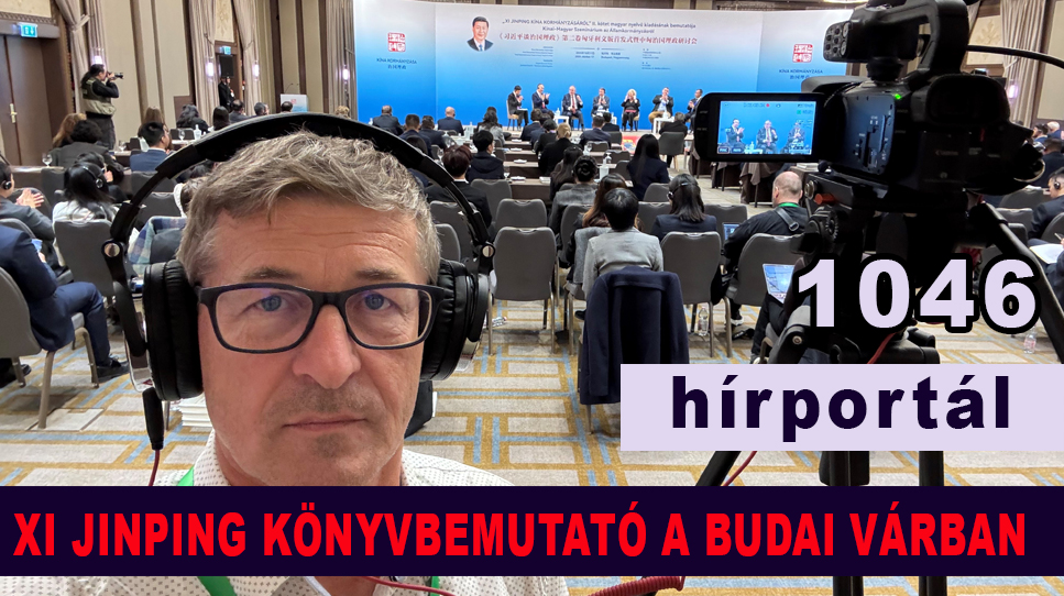 Xi Jinping könyvbemutató a Budai Várban