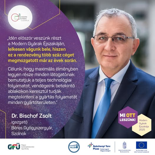 Dr. Bischof Zsolt Béres Gyógyszergyár Szolnok