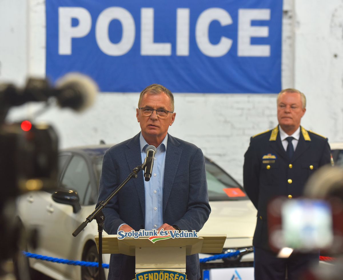 A DELTA program Hevesben is sikeres. Horváth László sajtótájékoztatón is beszélt az elért eredményekről Forrás: Police.hu