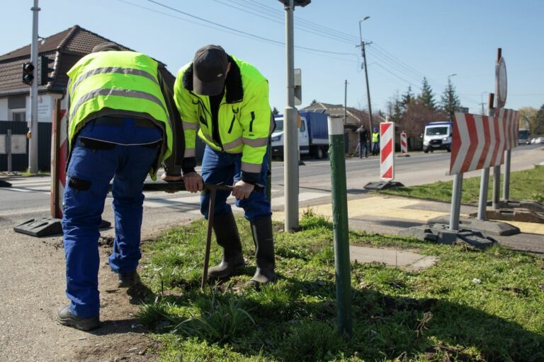 Jelentős építések zajlanak a Gázvezeték utcán és térségében Fotó: Napló-archív
