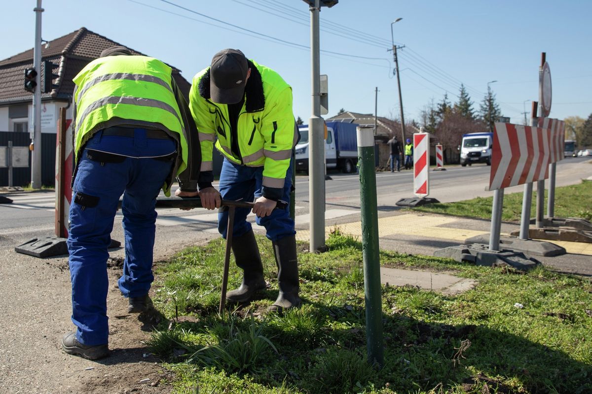 Jelentős építések zajlanak a Gázvezeték utcán és térségében Fotó: Napló-archív