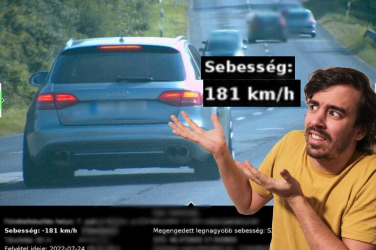 Nincs kibúvó, valakinek fizetnie kell a gyorshajtás miatt, akár a jogsi is ugorhat. Forrás: autonavigator