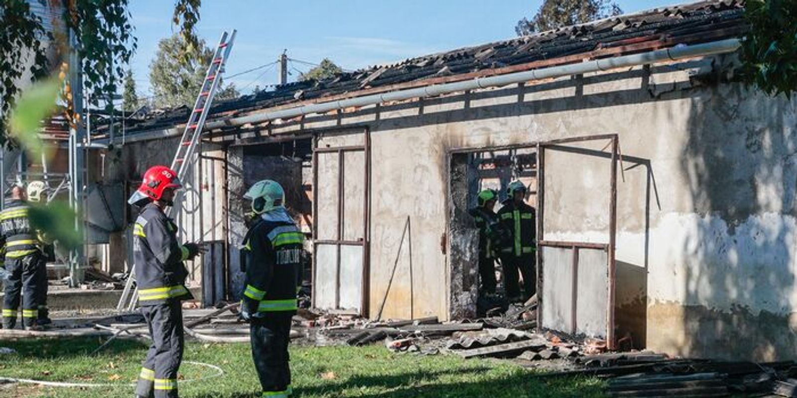 Megsemmisült a tűzben egy üzem Körmenden Fotók: Szendi Péter