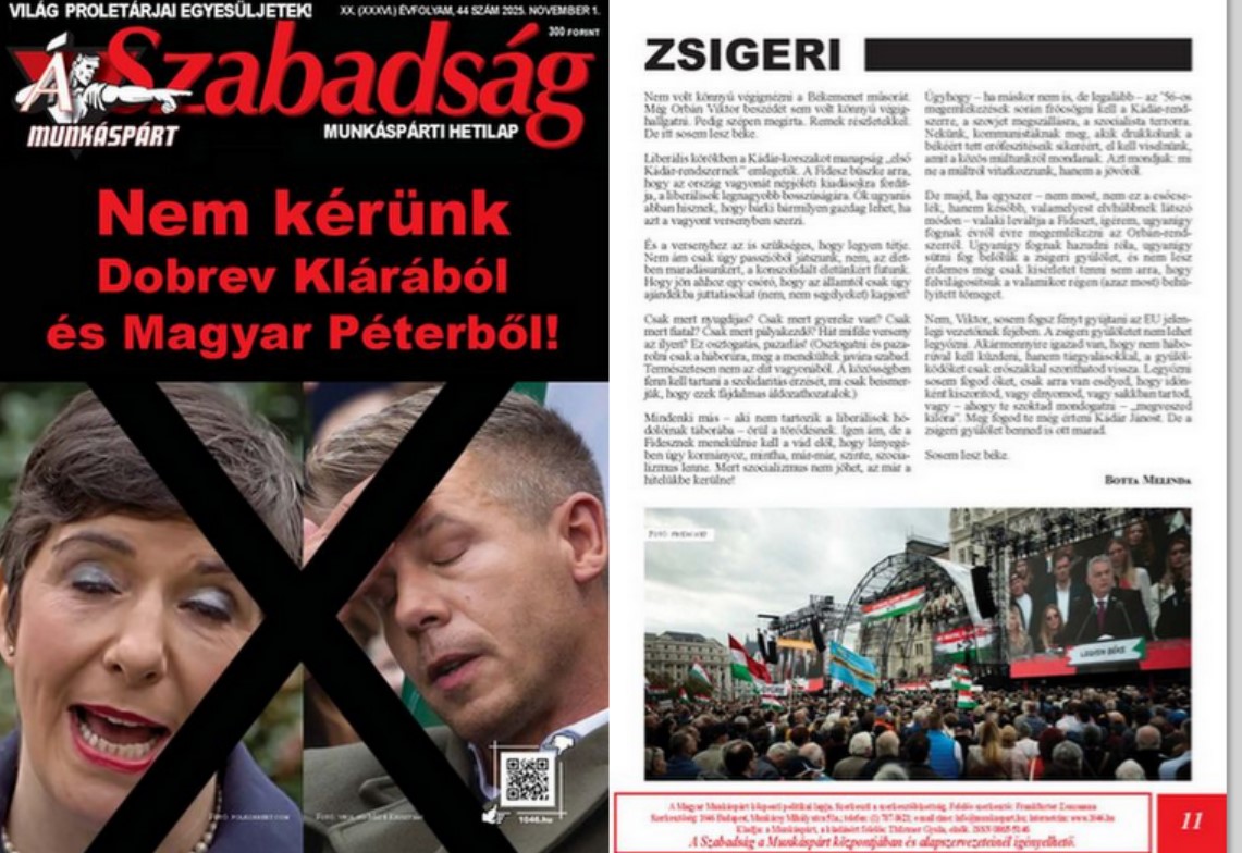 Nem kérünk Dobrev Klárából és Magyar Péterből!