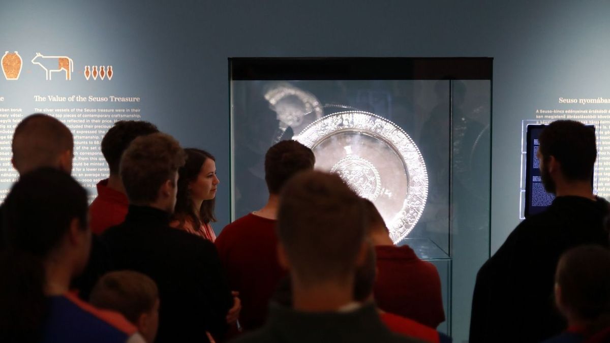 A Seuso-kincs a Magyar Nemzeti Múzeumban Fotó: György László / Nemzeti Régészeti Intézet - Magyar Nemzeti Múzeum
