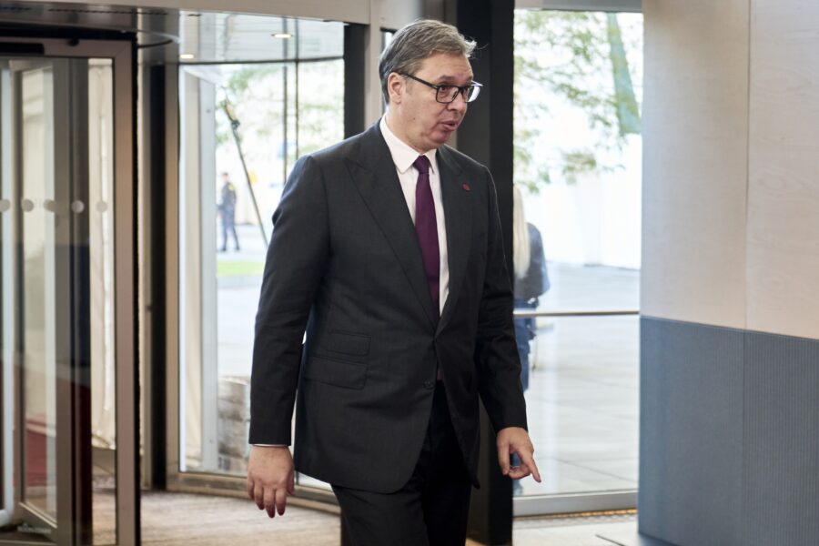 Aleksandar Vučić Fotó: EPA/THOMAS TRAASDAHL