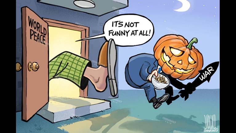 A háborús fenyegetés nem játék!