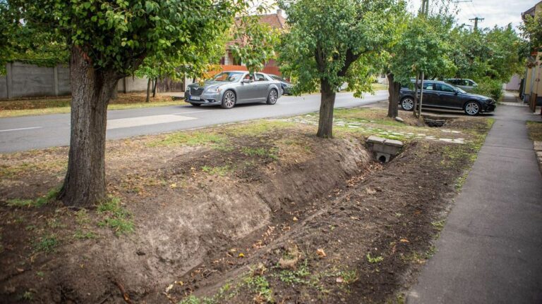 A vízelvezető árkok tisztítására hívta fel a békéscsabaiak figyelmét az önkormányzat. Fotó: MW