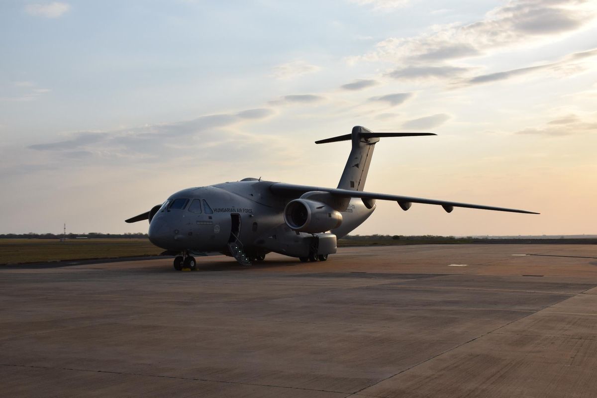 Hamarosan újabb KC-390 Millennium szállítórepülőgép érkezik Kecskemétre Forrás: Magyar Honvédség Facebook-oldala