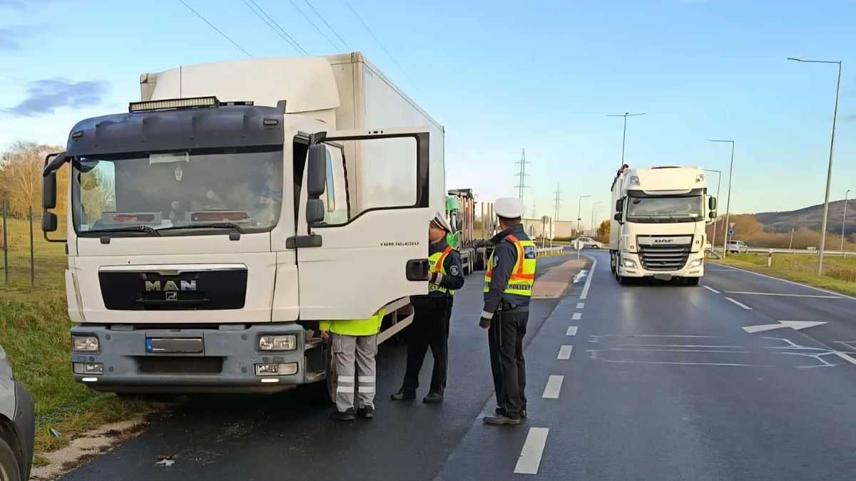 Elkezdődött a közúti ellenőrzés Zalában is Fotó: Zala Vármegyei Rendőr-főkapitányság