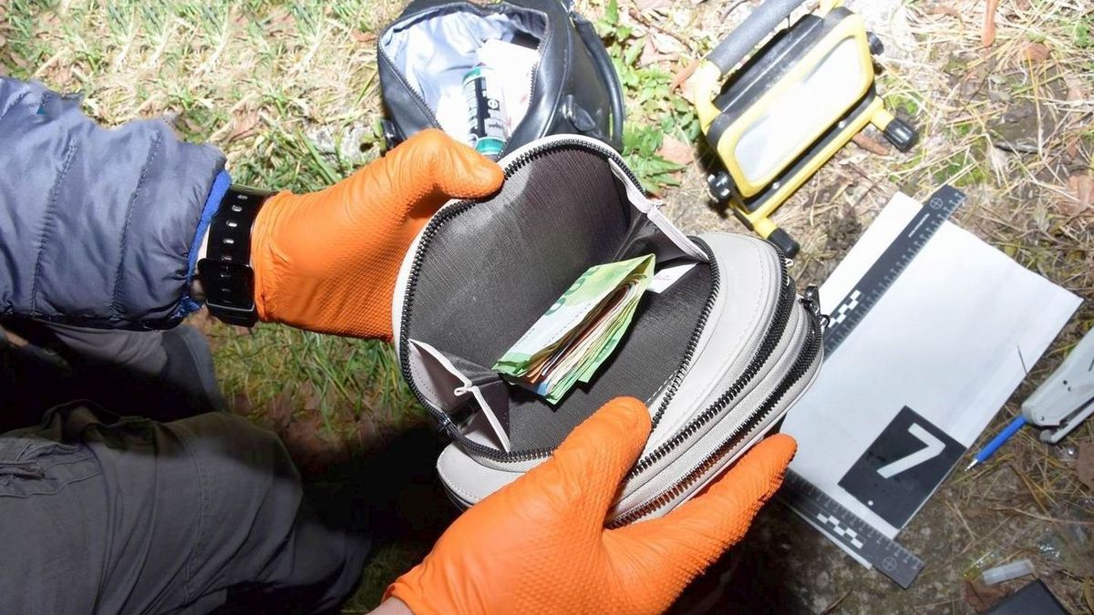 A drograzzia során nagyobb összegű készpénzt is lefoglaltak a nyomozók Forrás: police.hu