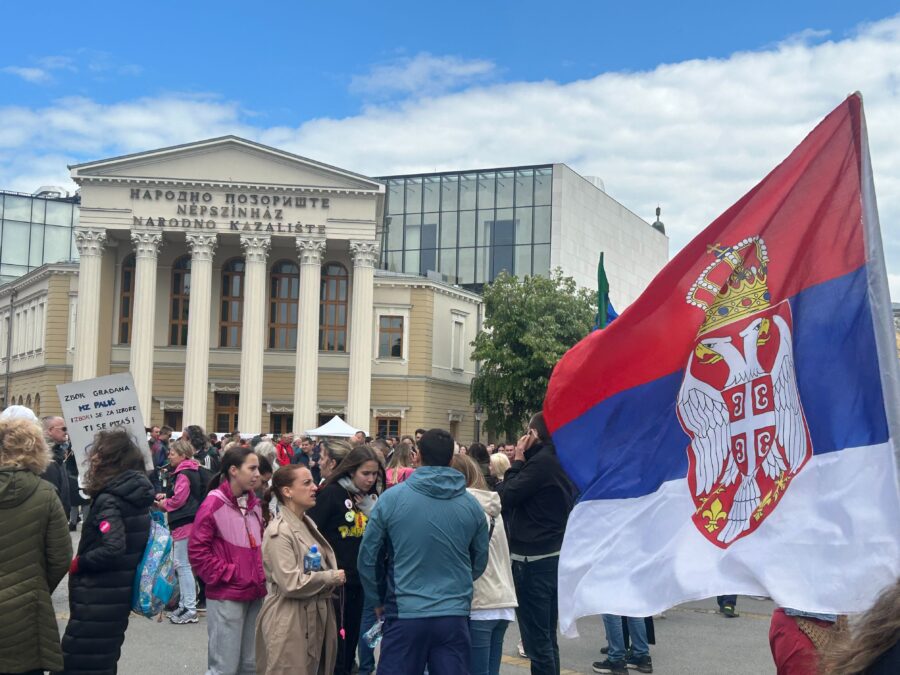 Diáktüntetés Szabadkán Fotó: N1/Ksenija Pavkov