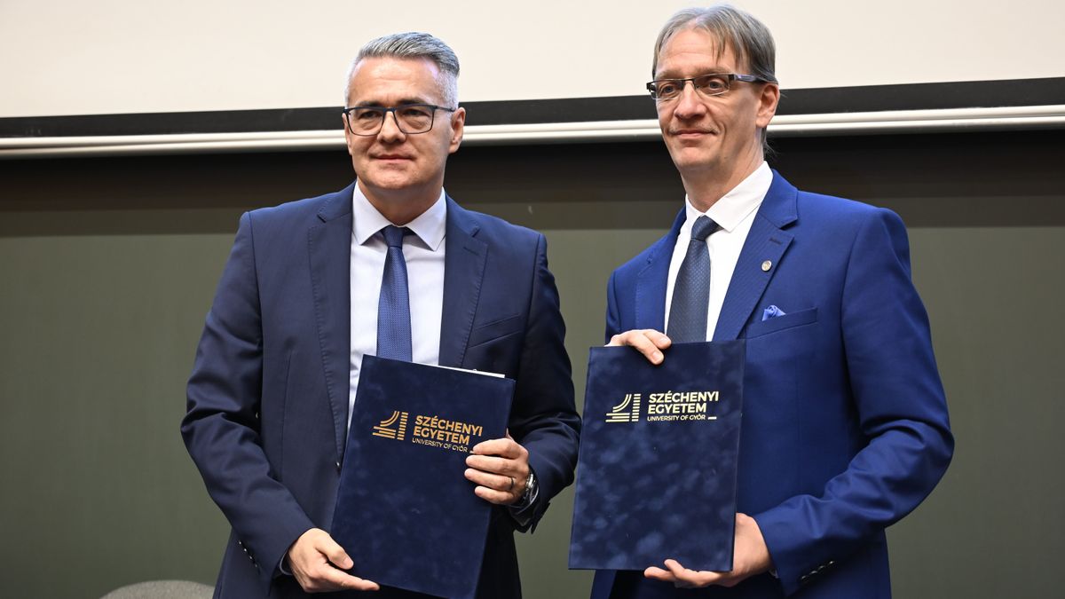 Együttműködési megállapodást kötött a Széchenyi-egyetem a Herman Ottó Intézettel Fotó: Mészely Réka