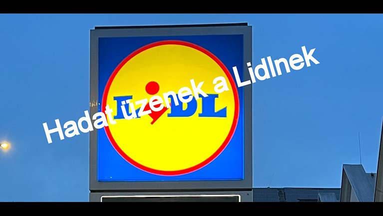 Thürmer: hadat üzenek a Lidlnek