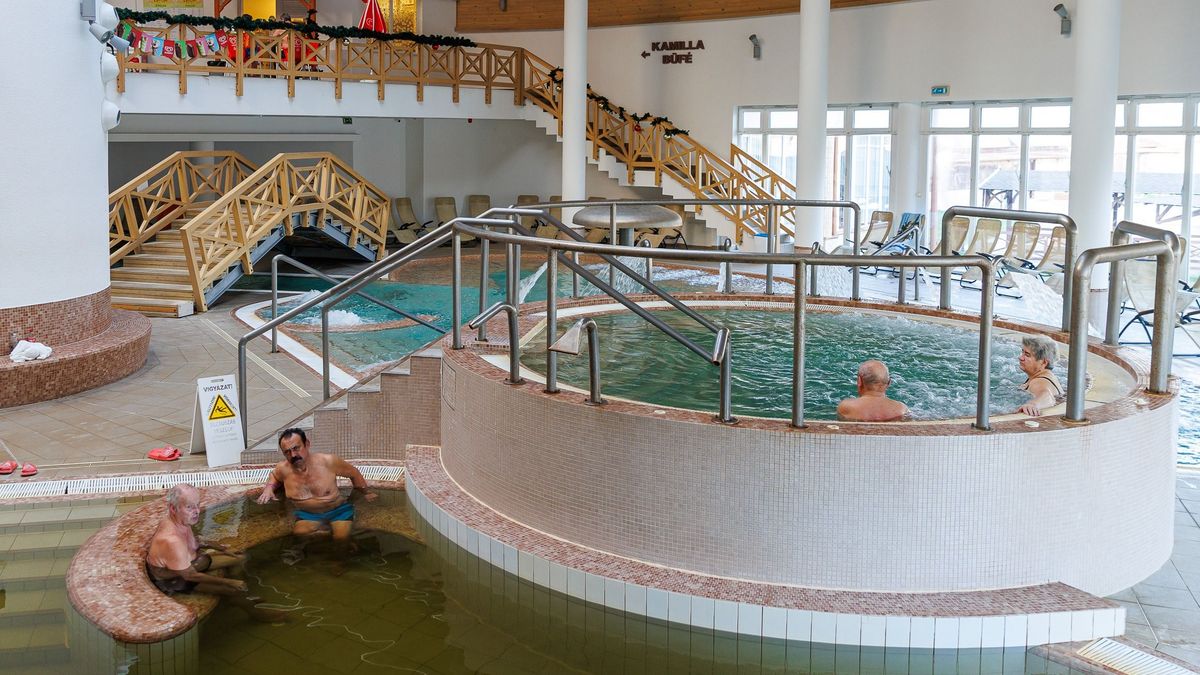 A balmazújvárosi Kamilla Gyógyfürdőben jártunk. Fotó: Vida Márton Péter.