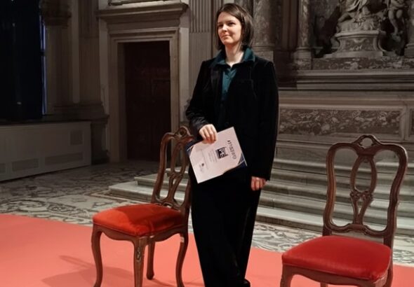 Győri Anett újabb rangos elismerést zsebelt be. Fotó: Győri Anett