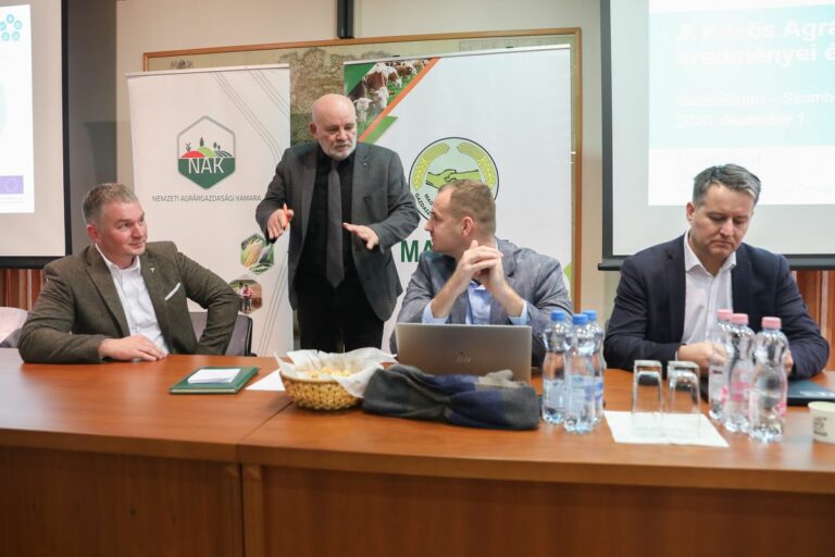 Gazdafórum Szombathelyen: aktualitások az agráriuban Fotó: CSEH GABOR