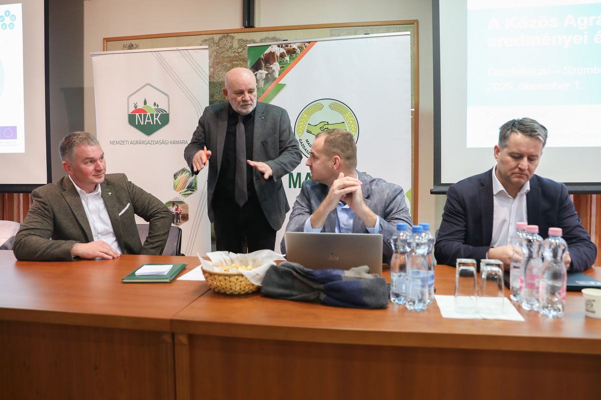 Gazdafórum Szombathelyen: aktualitások az agráriuban Fotó: CSEH GABOR