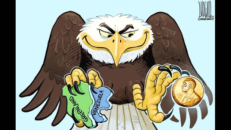 Trump agresszor és békegalamb