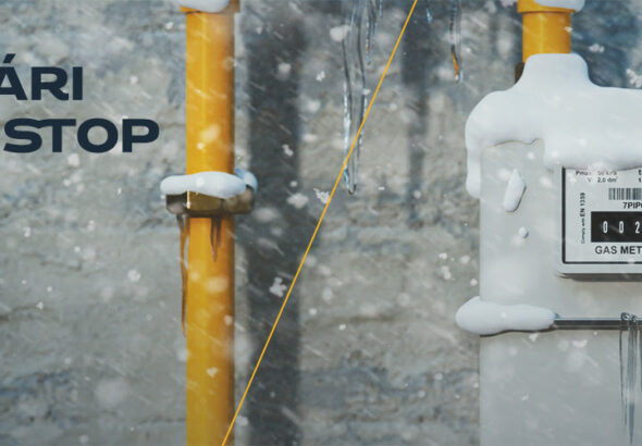 Januári rezsistop a megnövekedett földgázfogyasztásra