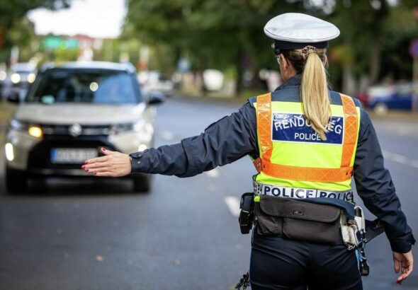 ROADPOL akciót hirdetett a rendőrség, többek között a biztonsági öv kerül előtérbe. Fotó: Bencsik Adam / Forrás: MW