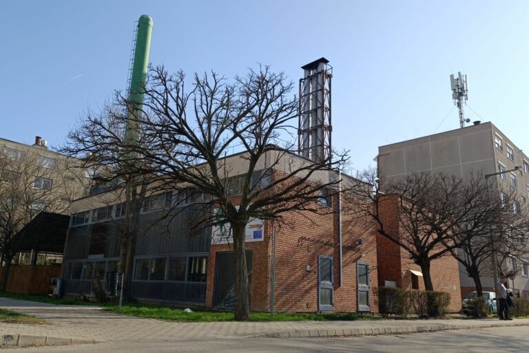 A távhőszolgáltató rendszer Hunyadi utcai kazánháza. Fotó: Szabó Imre