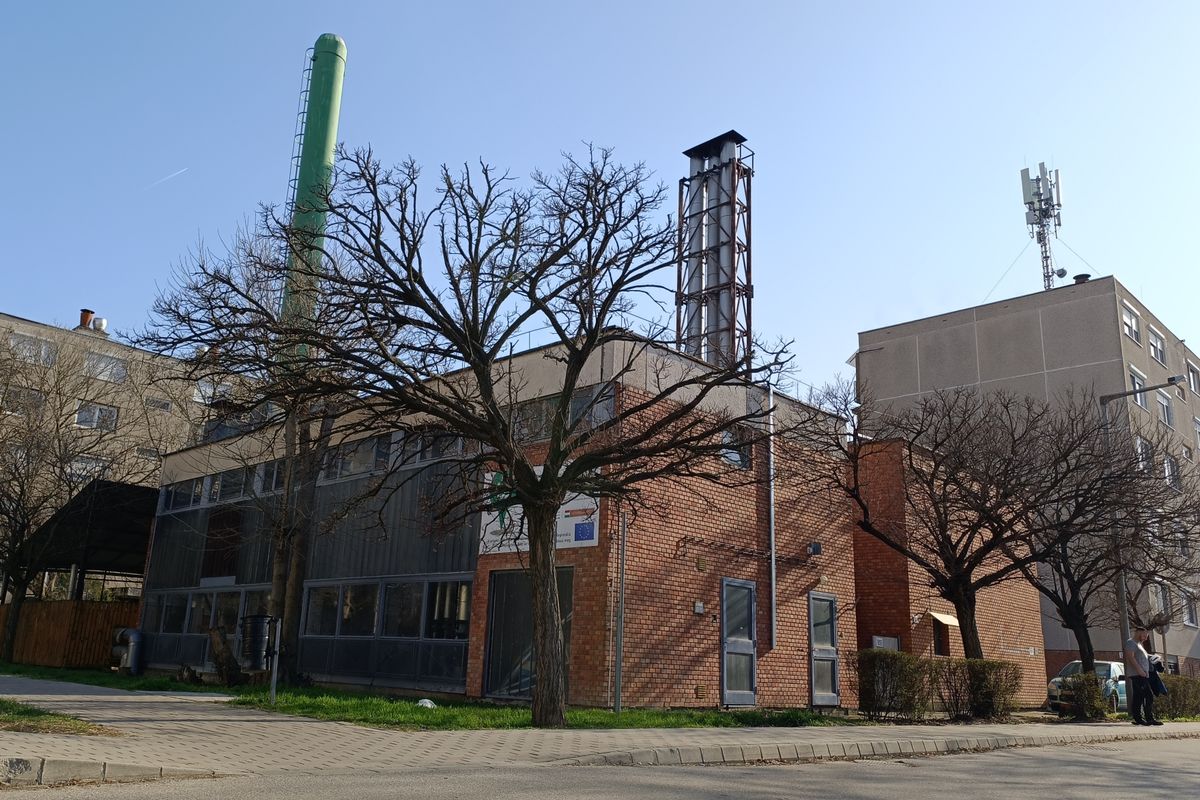 A távhőszolgáltató rendszer Hunyadi utcai kazánháza. Fotó: Szabó Imre