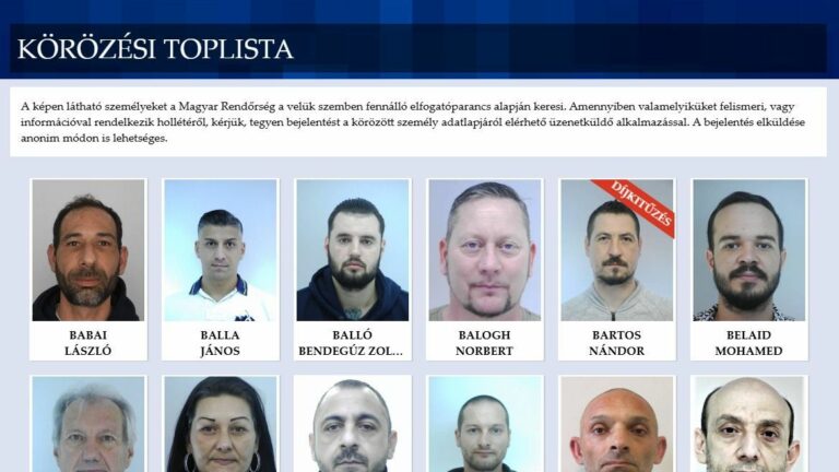 Megnéztük milyen Heves vármegyei emberek szerepelnek a körözési listákon. Forrás: Police.hu