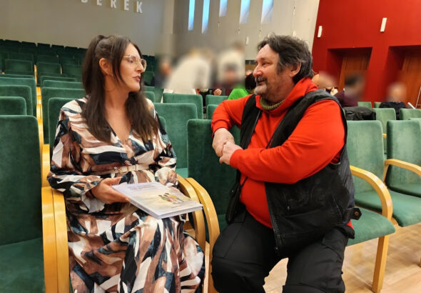 Schneider Brigitta könyvbemutatója Sombereken