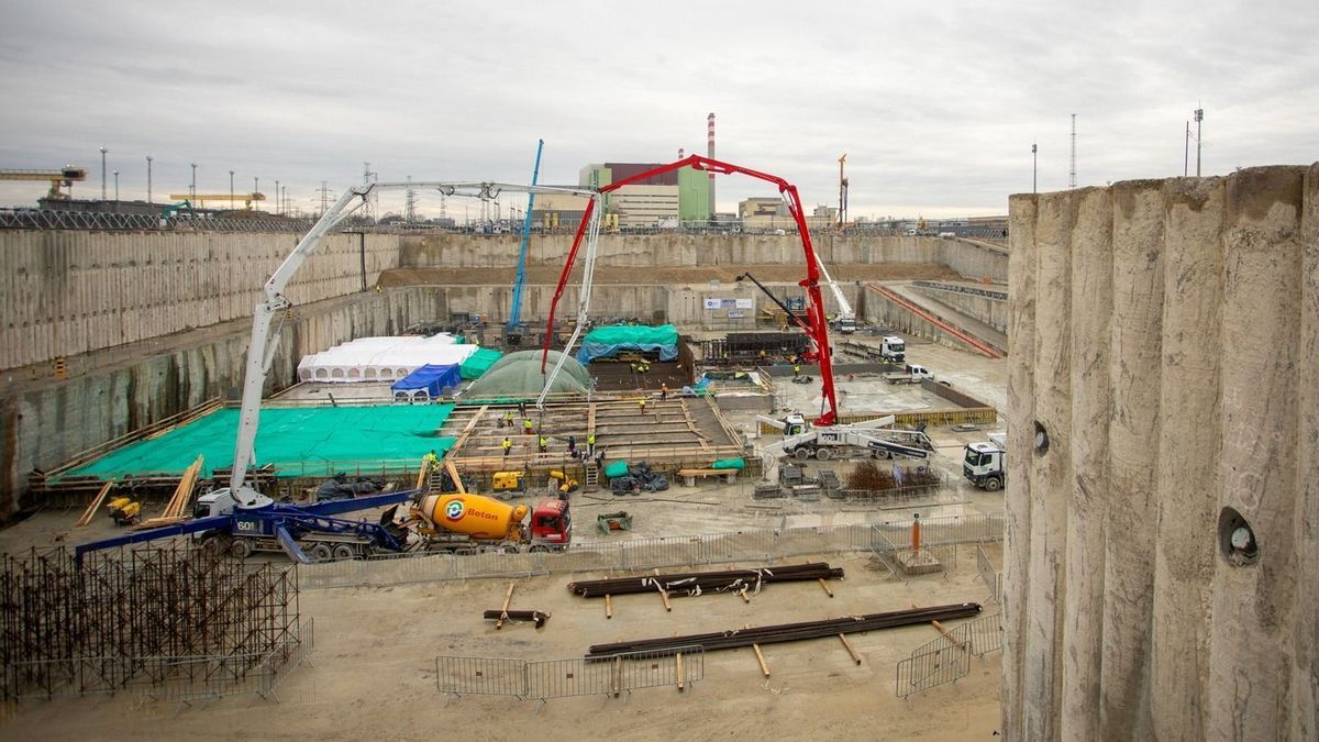 Folyamatosan zajlik a munka Paks II. területén Forrás: Paks II Zrt.
