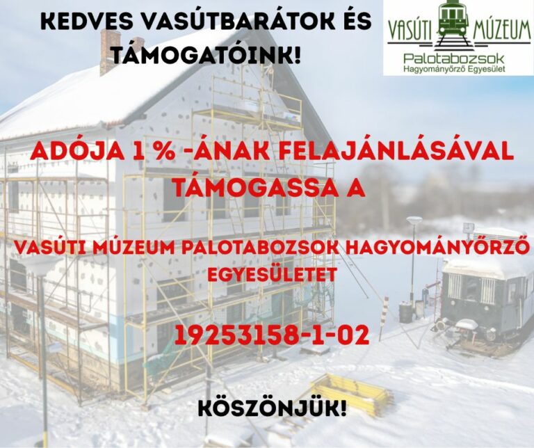 Vasúti Múzeum Palotabozsok