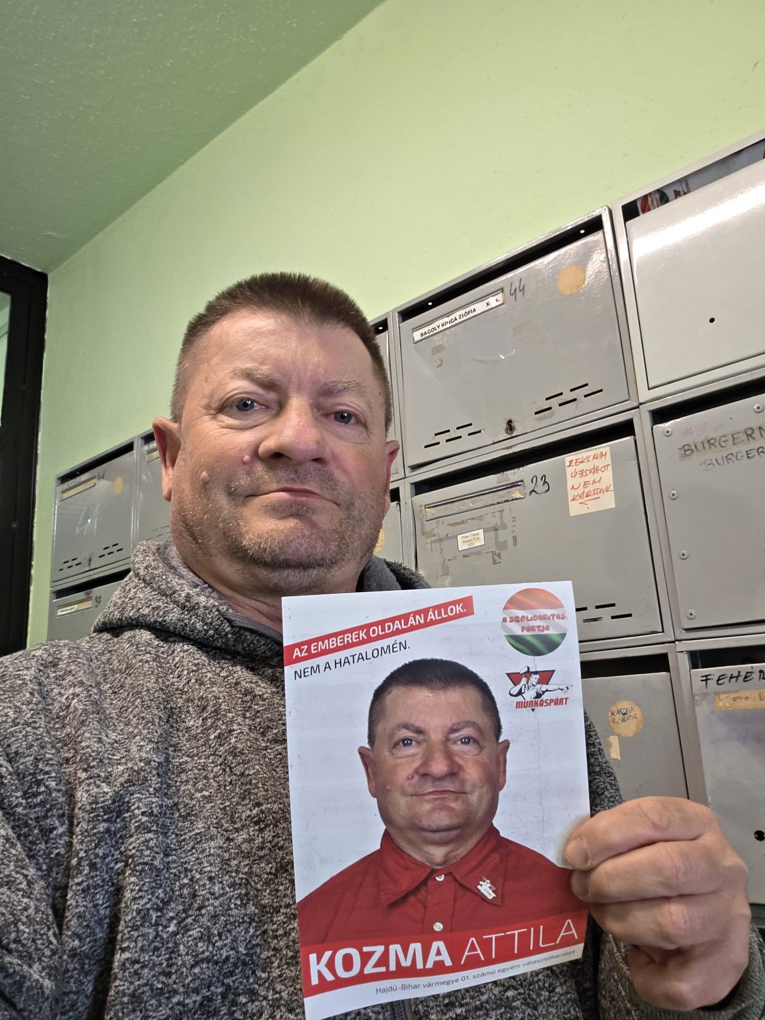 Kozma Attila Mátyás - Szolidaritás Pártja - Munkáspárt Hajdú-Bihar, Debrecen