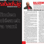 Minden döntésnek ára van!