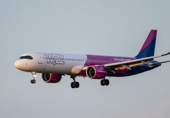 Kényszerleszállást hajtott végre a WizzAir Budapestről Koppenhágába tartó járata, kórházba kellett vinni egy utast