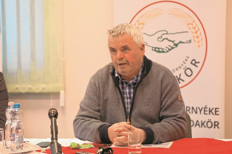 Rittlinger József, a NAK Baranyai Szervezetének elnöke