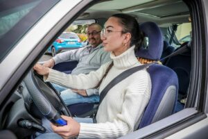 Kardos Zoltán, szekszárdi szakoktató hat éve foglalkozik tanulóvezetőkkel, mint mondta, régebben a jogosítvány megszerzése alap dolog volt, ma már nem az Forrás: Makovics Kornél