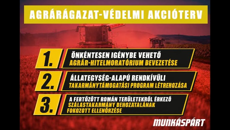 Munkáspárt: mentsük meg az élelmiszergazdaságot!
