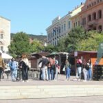 Indul a többnapos Pécsi Napok, de a bőséges programkínálat mellett egyre kevesebb árust találunk Fotó: Laufer László
