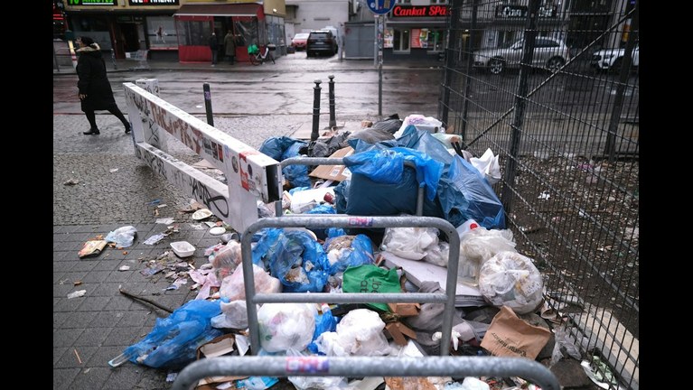 Berlin megszokta a szemetet